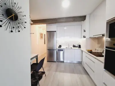 Una cocina o zona de cocina en castlerock vista mar