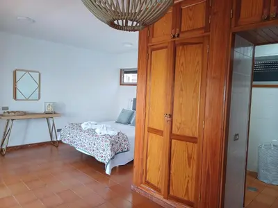 Cama o camas de una habitación en Salinetas VISTAMAR