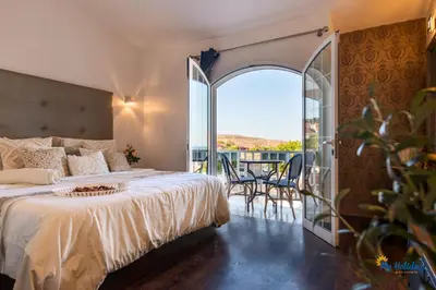 Cama o camas de una habitación en Villa Victoria 19