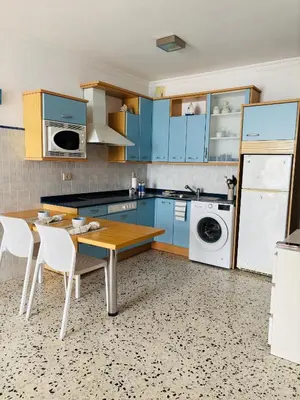 Una cocina o zona de cocina en Lindamar Seeside Loft