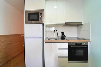 Una cocina o zona de cocina en San Borondon Holiday Home