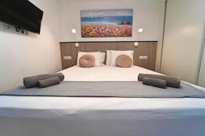 Cama o camas de una habitación en San Borondon Holiday Home