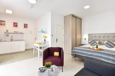 Zona de estar de Wake up in Las Palmas