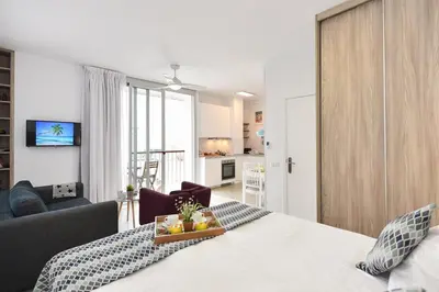 Cama o camas de una habitación en Wake up in Las Palmas