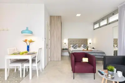 Zona de estar de Wake up in Las Palmas