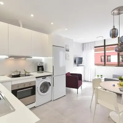 A bright and modern apartment