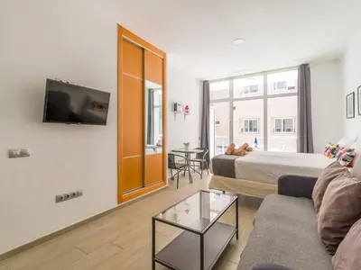 Zona de estar de Apartment by Playa de Las Canteras Beach