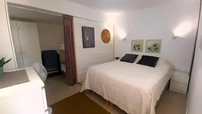 Cama o camas de una habitación en Vista Playa apt 9