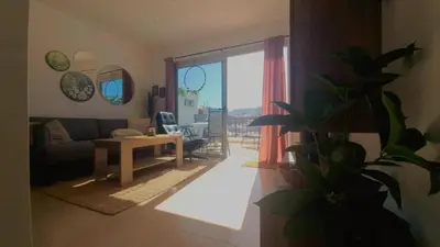 Zona de estar de Vista Playa apt 9
