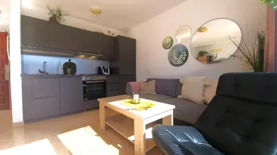 Una cocina o zona de cocina en Vista Playa apt 9
