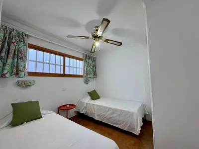 Cama o camas de una habitación en La Romana Apartment