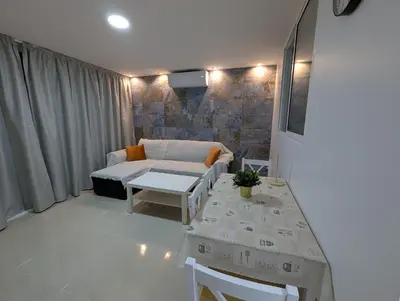 Zona de estar de Apartamentos Anau k & L- Playa del inglés - Yumbo