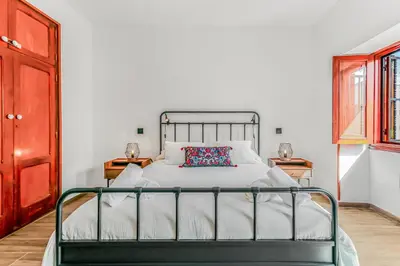 Cama o camas de una habitación en Agaete Modern Holiday Home