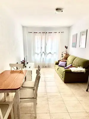 Zona de estar de El céntrico apartamento
