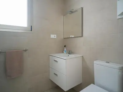 Un baño de Apartamentos sol y playa