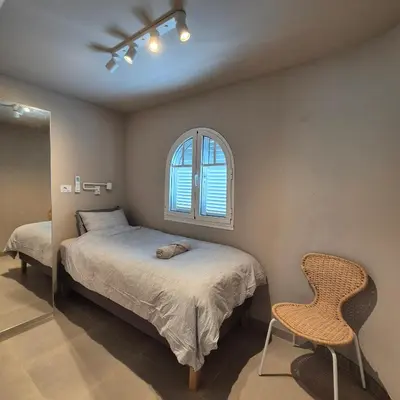 Cama o camas de una habitación en Villa Arguineguín