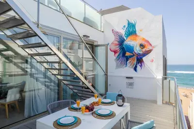 Un balcón o terraza de Fisher penthouse
