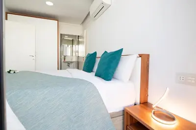 Cama o camas de una habitación en Fisher penthouse
