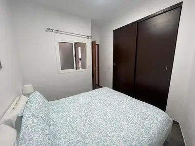 Cama o camas de una habitación en Holidays in My Isleta Home