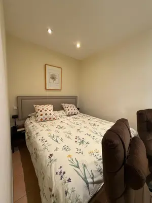 Cama o camas de una habitación en Beautiful Small Loft Arguineguin