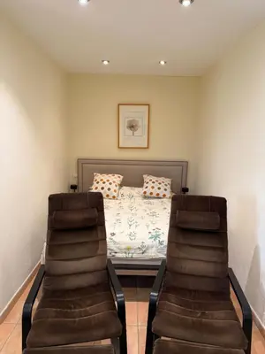 Zona de estar de Beautiful Small Loft Arguineguin