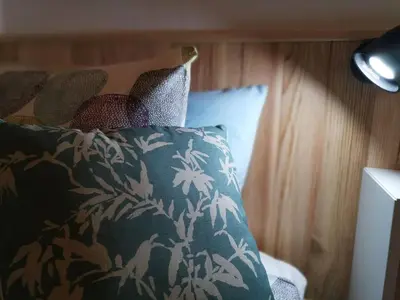 Cama o camas de una habitación en Apartamento con 2 dormitorios - Agaete Park 128
