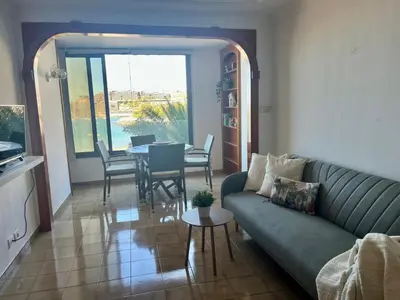 Zona de estar de Abora Mar - Beach Apartment