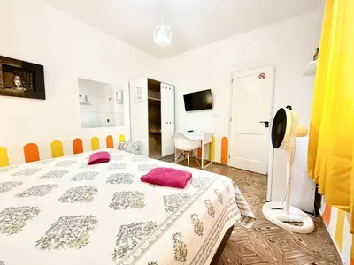 Cama o camas de una habitación en Rooms La Laja 2