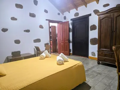 Cama o camas de una habitación en CR La Montañeta 