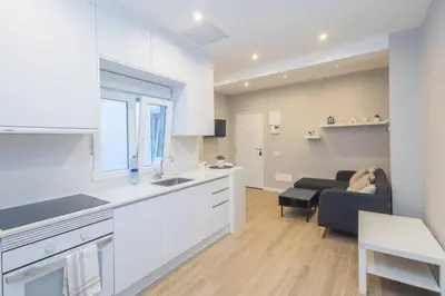 Una cocina o zona de cocina en SG Simancas Plaza Apartments