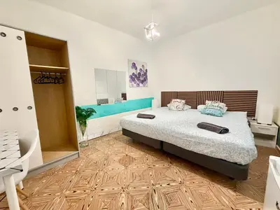 Cama o camas de una habitación en Rooms La Laja 1