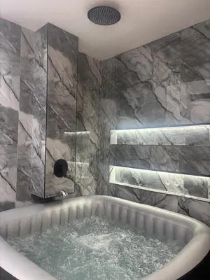 Un baño de Alojamiento MEL BEACH