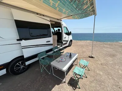 Paisaje cerca de este camping