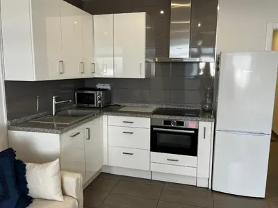 Una cocina o zona de cocina en Alicia playa canteras