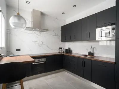 Una cocina o zona de cocina en Nara Private Rooms
