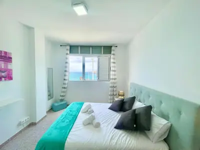Cama o camas de una habitación en Black Rock Suit