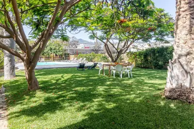 Jardín al aire libre en Finca Hoya de La Campana