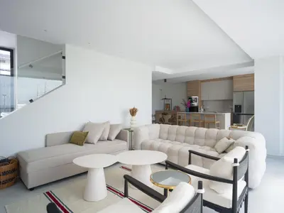 Zona de estar de Las Burras Ocean Front Views
