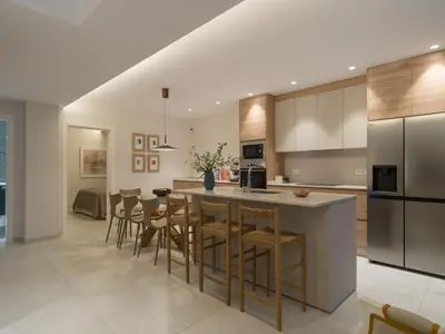 Una cocina o zona de cocina en Las Burras Ocean Front Views