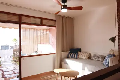 Zona de estar de San Agustín Beach Apartment