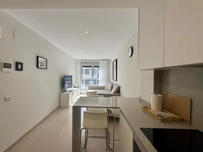 Una cocina o zona de cocina en Beach & City Apartment