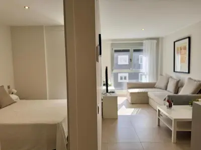 Zona de estar de Beach & City Apartment
