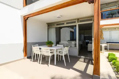 Un balcón o terraza de Beachfront San Agustin Papagayos III