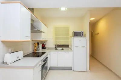 Una cocina o zona de cocina en 2BR Deluxe Shine Flat - 1min Las Canteras