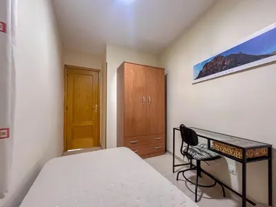 Cama o camas de una habitación en 2BR Deluxe Shine Flat - 1min Las Canteras
