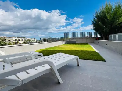 Un balcón o terraza de Apartamentos las Rocas 9