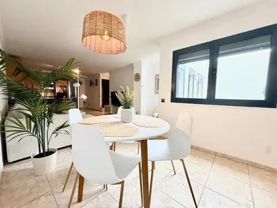 Una cocina o zona de cocina en Brisa de mar canteras