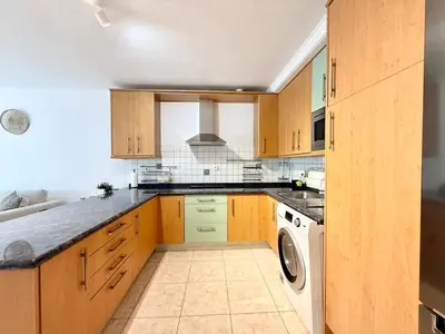 Una cocina o zona de cocina en Brisa de mar canteras
