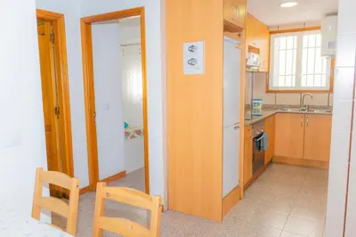 Una cocina o zona de cocina en Apartamentos Kasa
