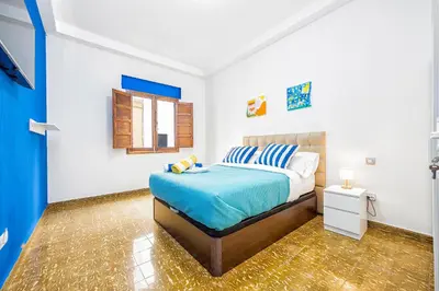Cama o camas de una habitación en Lunin Apartments